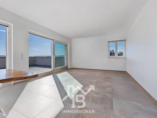Design-Penthouse mit traumhafter Dachterrasse und Weitblick inkl. TG- und Carportstellplatz!