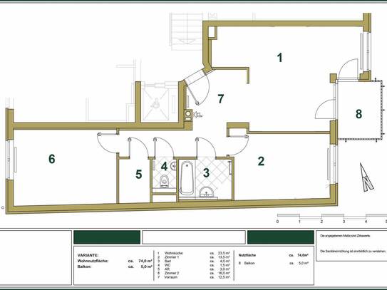 Helle & moderne 3-Zimmerwohnung | verkehrsgünstig gelegen | toll aufgeteilt & WG-tauglich