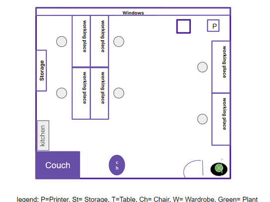 Nachmieter für Coworking-Space im Icon Tower 9 gesucht