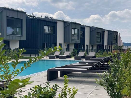 Design Apartment mit großem Outdoor-Pool und einer Spa & Wellnesslandschaft