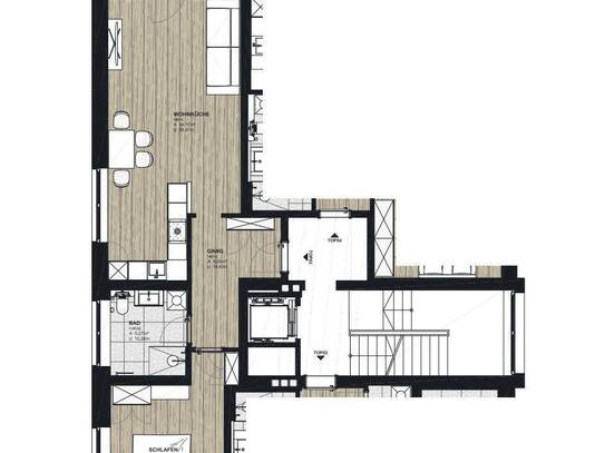 2-Zimmer-Wohnung (TOP3) in Kramsach zu vermieten.