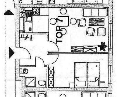 Schöne 2-Zimmer-Wohnung mit Einbauküche in Baden
