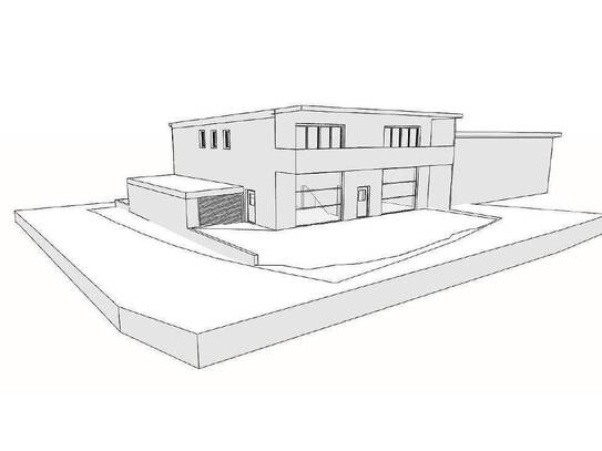 Gewerbeimmobilie mit darüber liegender Wohnung