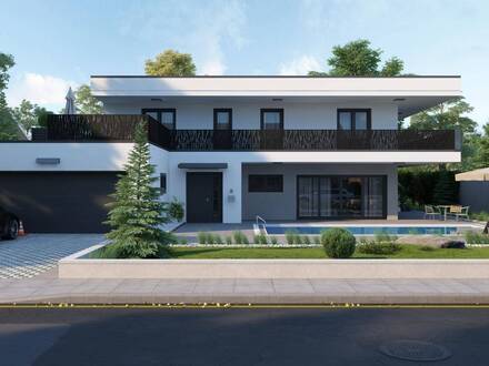 Kleinvilla der Superlative mit Aufzug, Pool und Doppelgarage und Vollkeller- nahe Pluscity