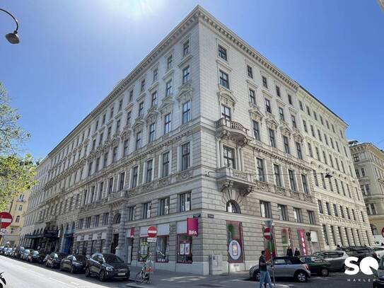 #SQ - ELEGANTES, HELLES ALTBAU-BÜRO AM BÖRSEPLATZ – CA. 106 M², 3 RÄUME MIT PARKBLICK