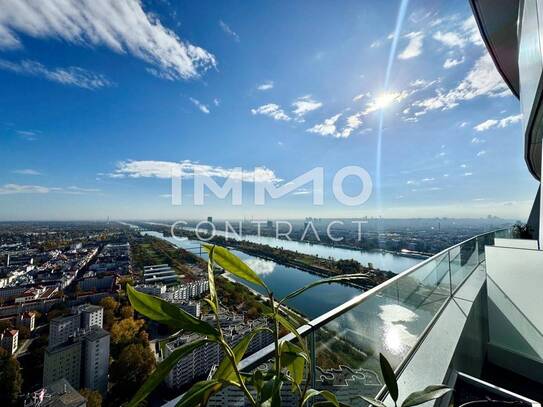 Modernstes Hochhaus Österreichs in Top-Lage an der Neuen Donau – beeindruckender Ausblick inklusive!