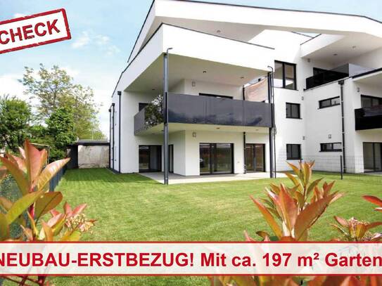 Ziegelmassivbau! ERSTBEZUG! Hochwertige Gartenwohnung in Feldkirchen! Top 4