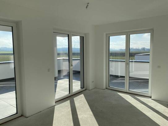 Bergblick mit 125m² Wohnfläche und Dachterrasse mit 116m²