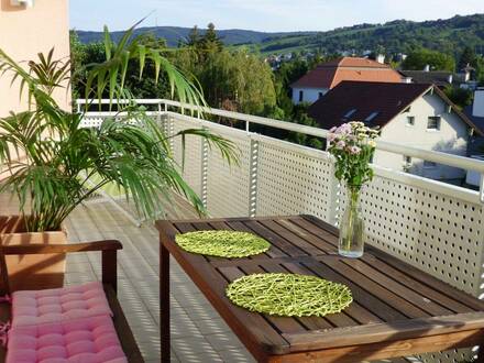 großzügige, sonnige 3 Zimmer Mietwohnung mit 16m² Terrasse in Zentrumslage