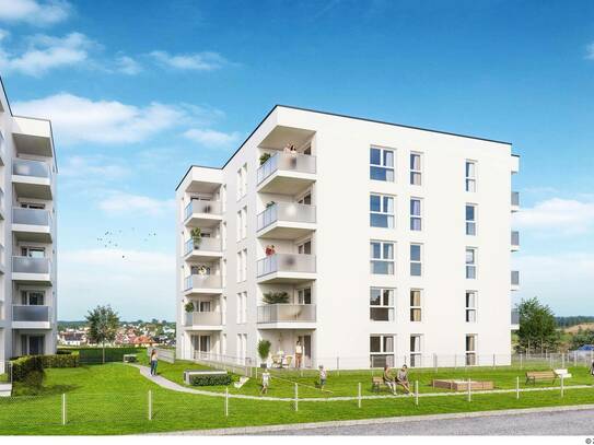 Neubau: geförderte 3-Raum-Eigentumswohnung in Asten Top 517