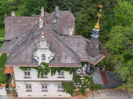 Für Liebhaber mit viel Platzbedarf und Investoren: Historische Villa mit 1.000 m² Ausbaupotenzial – Einzigartige Gelege…