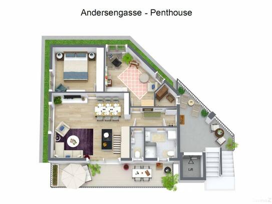 Erstbezug: Traumhafte Luxuriöse Penthouse Wohnung in Graz mit Panorama-Blick!