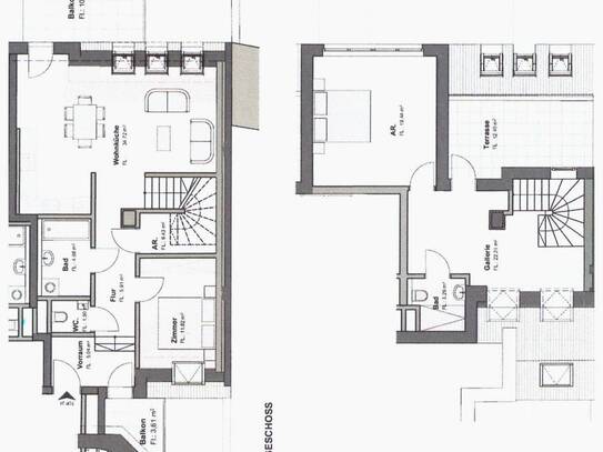 IN DEN STARTLÖCHERN - Neues Lebensgefühl - Edle Terrassenmaisonette in sehr begehrter Lage