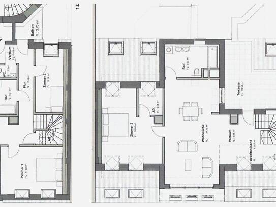 IN DEN STARTLÖCHERN - Neues Lebensgefühl - Edle Terrassenmaisonette in sehr begehrter Lage