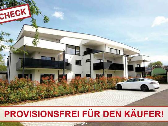 Provisionsfrei für den Käufer! ERSTBEZUG! Hochwertige Gartenwohnung in Feldkirchen! Top 2