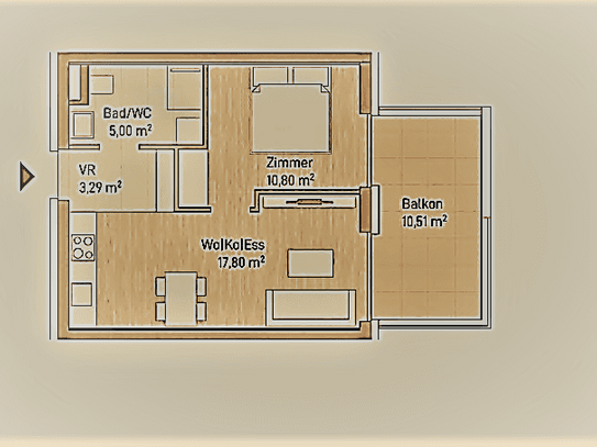 Exklusive Anlegerwohnung (36m²) mit Balkon in Graz, Eggenberg! Provisionsfrei!