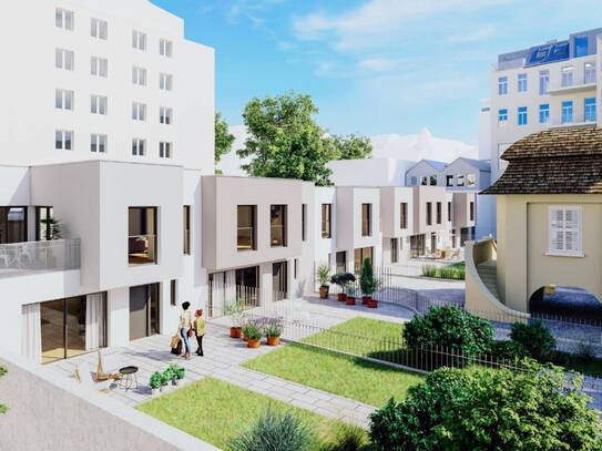 MODERNE TOWNHOUSES MIT EIGENGARTEN BEIM ROCHUSMARKT - ERSTBEZUG