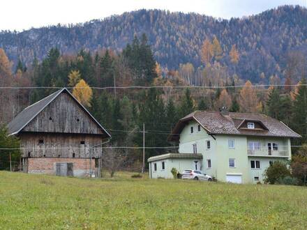 Land- und Forstwirtschaftliche Flächen arrondiert ca. 7,6 ha mit großem Wohnhaus und Stallgebäude