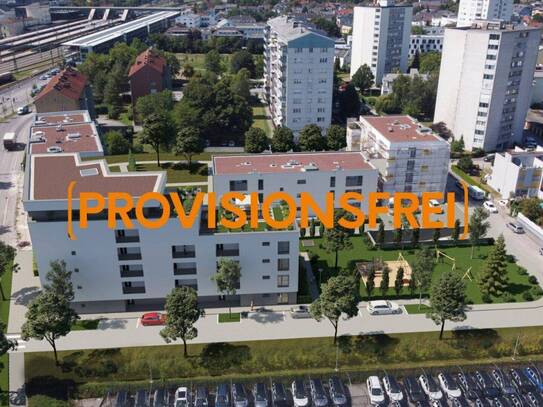 * * * PROVISIONSFREI * * * Perfektes Zuhause in Top-Lage: Moderne 2-Zimmer-Wohnung mit Balkon und Tiefgarage in Wels