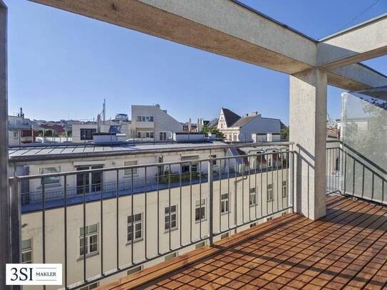 Dachmaisonette mit Terrasse und Taumblick nähe Schlossquadrat!