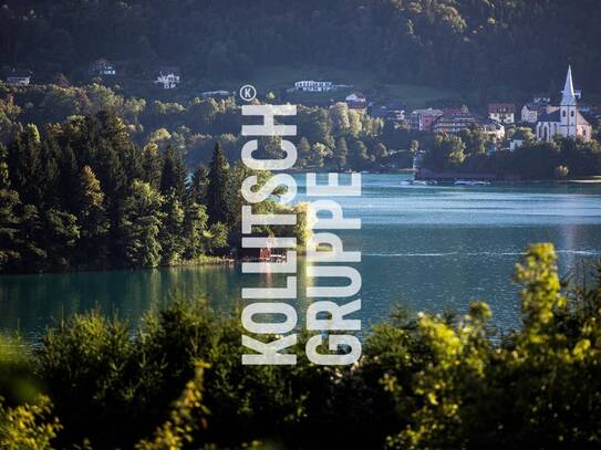 Diskrete Vermittlung: Luxuswohnung mit großem Garten und atemberaubendem Wörtherseeblick.