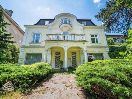 Historische Villa mit Studie für Ausbauprojekt in Grinzinger Bestlage