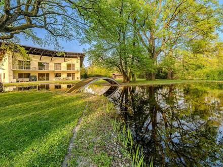 LEBEN AM TEICH...Einzigartige Liegenschaft mit parkähnlichem Garten!