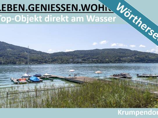 TOP-OBJEKT DIREKT AM WASSER + BOOTSANLEGEPLATZ KANN ANGEMIETET WERDEN