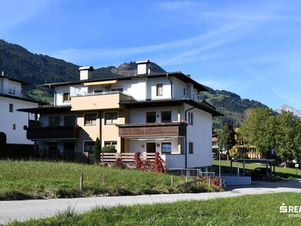 Sonnige 2 Zimmer Wohnung mit 28 m² Panorama-Terrasse nahe der Spieljochbahn in Fügen