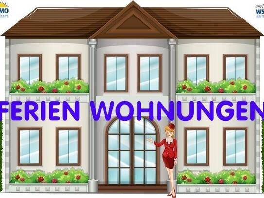 Ferienwohnung mit Küchenzeile und Bad & WC voll eingerichtet