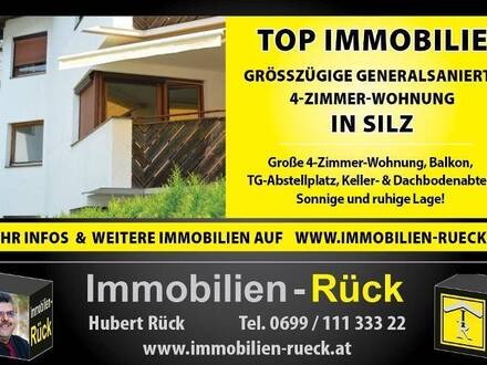 *** ANLAGEOBJEKT *** - *** 4-ZIMMER-WOHNUNG MIT ZUBEHÖR IN SILZ ! ***