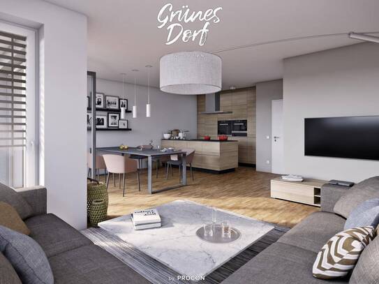 Verkaufsstart: DOPPELHAUS 129 M² GRÜNES DORF WOLFERN - love where you live