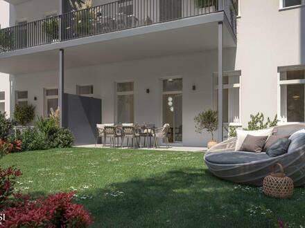 THE CORE: 3 Zimmer Altbauwohnung mit Garten- und Terrassenfläche