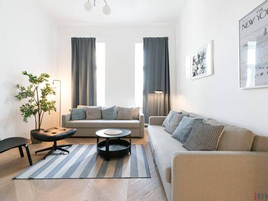 ALLES MIT STYLE II AIRBNB oder SELBST EINZIEHEN II KOMPLETT MÖBLIERTE TERRASSENWOHNUNG II SOFORT NUTZBAR II NÄHE U6/AKH…