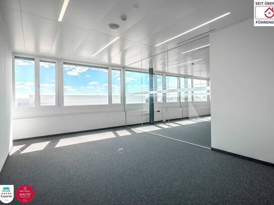 Gut aufgeteiltes, hochmodernes Büro mit ca. 220 m2 Gesamtnutzfläche in der Seestadt zu mieten