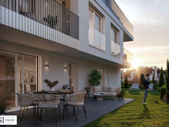 Apartments Alte Donau: Moderne Eigentumswohnung mit großzügigem Garten - PROVISIONSFREI!