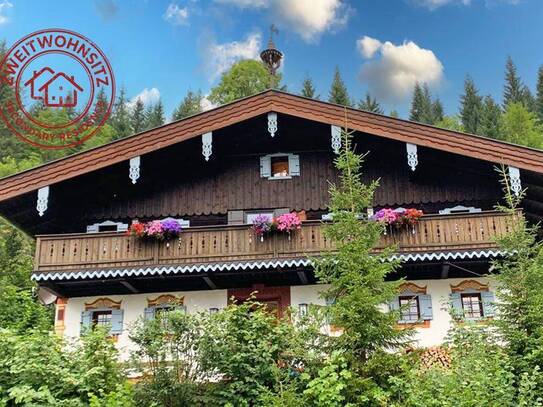 Zweitwohnsitz! Uriges 280 Jahre altes Bauernhaus mit Panoramablick im wunderschönen Heutal