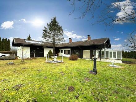 Sonniger Bungalow mit Blick auf die Karawanken