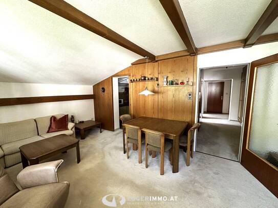 5753 Saalbach : Gelegenheit !! meine eigene Wohnung ! 55m²; 2 Zimmer- Dachgeschoß Wohnung, möbliert, sehr ruhig, Lift i…