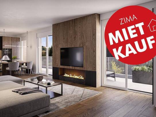 Mietkauf möglich: Sonnenverwöhnte 3-Zimmer Dachgeschosswohnung