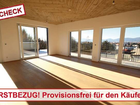 Graz-Waltendorf! Penthouse mit Blick auf die Herz-Jesu Kirche! 71 m² Dachterrasse!