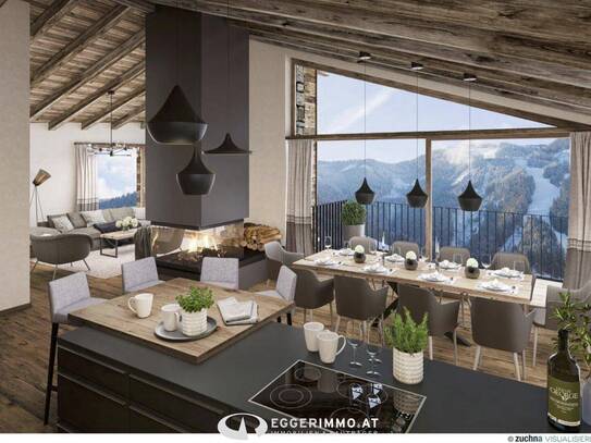 Neubauprojekt "Schmitten Lodges" in Zell am See - Exklusive Luxus Villa direkt an der Skipiste zu verkaufen