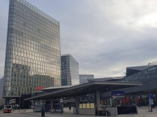 Hauptbahnhof Wien: bezugsfertiger möblierter Büroraum für bis zu 3 Arbeitsplätze