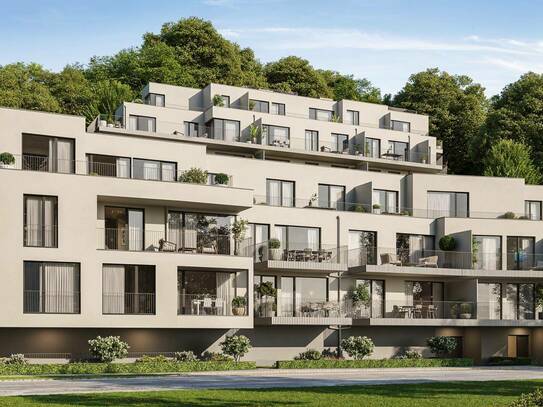 Blick ins Grüne: Südseitige Balkonwohnung mit 3 Zimmern - zu kaufen in 2391 Kaltenleutgeben
