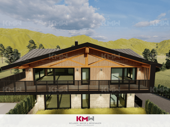 Nur mehr eine Wohnung verfügbar! VORANKÜNDIGUNG! Projektiertes Luxus-Chalet, Wohnungen in 4-Familien-Chalet, mit Zweitw…