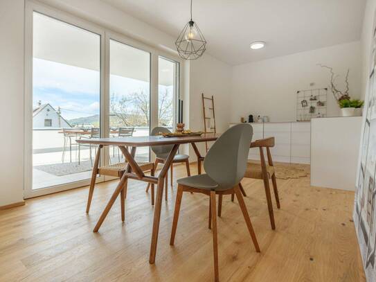 Spitzäckerweg 70a – SüdWest-ausgerichtete Traumwohnung mit 82m² Wohnfläche + 46m² Terrasse & Balkon – jetzt einziehen