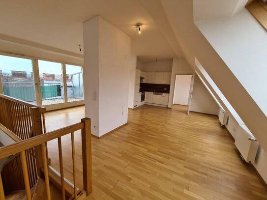 Traumhafte 3-Zimmer-Maisonette mit sonniger Terrasse - Nähe U1 Reumannplatz