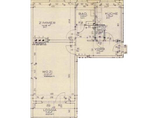 2-Zimmer-Wohnung mit Loggia, Top 22