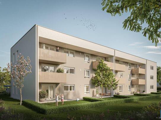 NEUBAU! 2-Zimmer-Mietkauf-Wohnung Top 2 in Burgkirchen (Eigenmittel erforderlich)