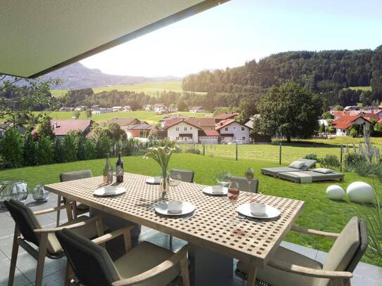 Zuhause im Grünen! 2 Zimmer Wohnung mit 83m² Garten in Mondsee